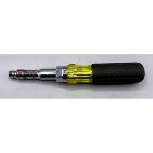 Klein Tools 32807MAG 7-in-1 Magnetic Nut Driver Multi-Bit SAE Cushion-Grip